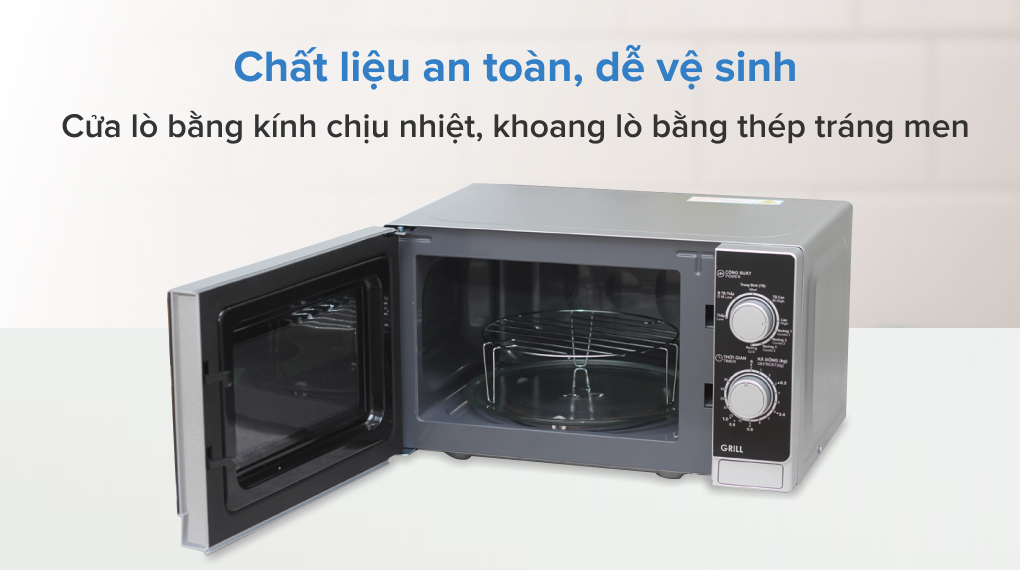 Lò vi sóng có nướng Sharp R-G222VN-S 20 lít