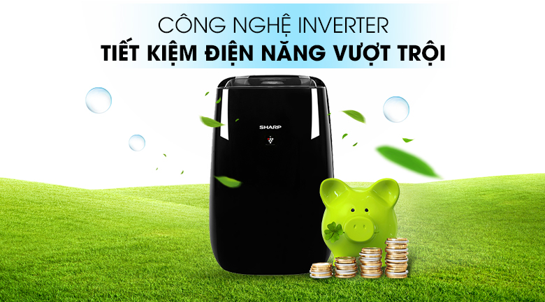 Công nghệ Inverter - Máy lọc không khí Sharp FP-JM40V-B