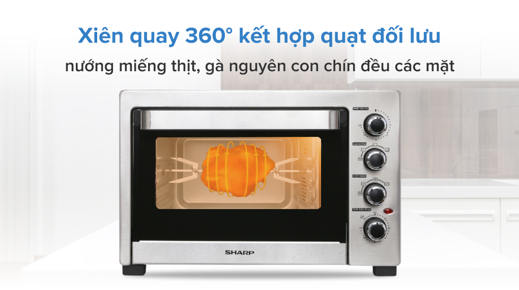 Lò nướng Sharp EO-A384RCSV-ST 38 lít