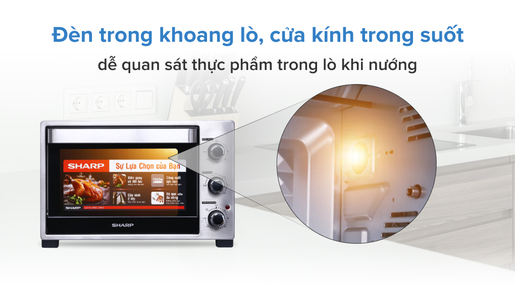 Lò nướng Sharp EO-A323RCSV-ST 32 lít