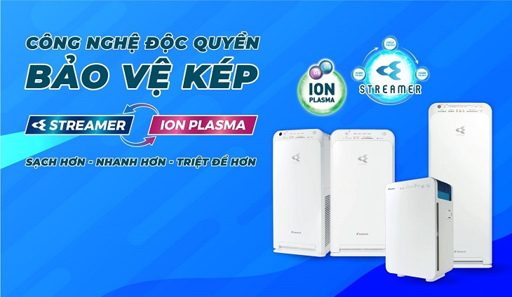 Công nghệ độc quyền bảo vệ kép Streamer và Ion Plasma