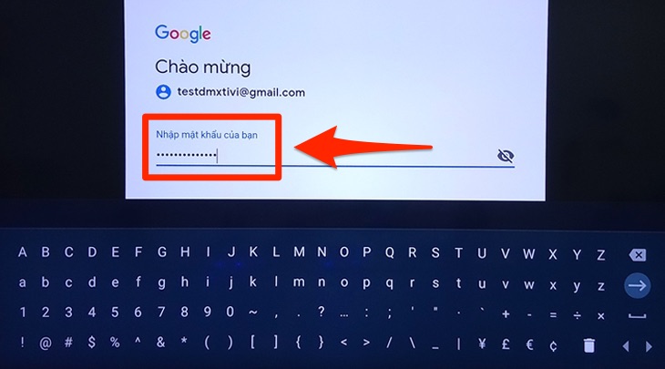 Cách đăng nhập tài khoản Google trên Android tivi Sharp 2018