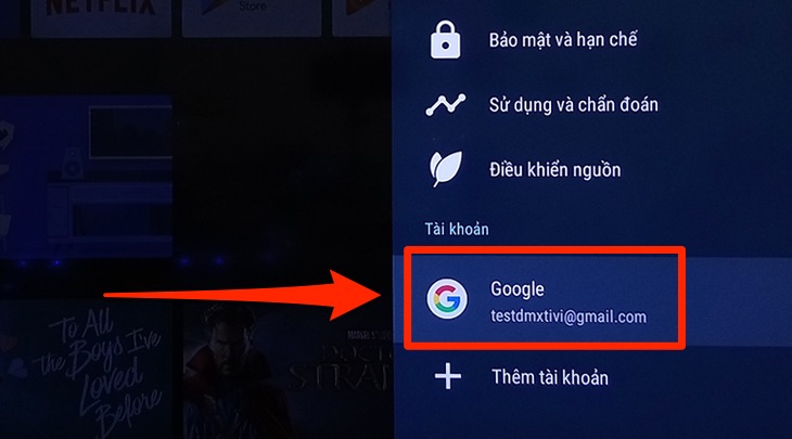 Đăng nhập tài khoản Google hoàn tất