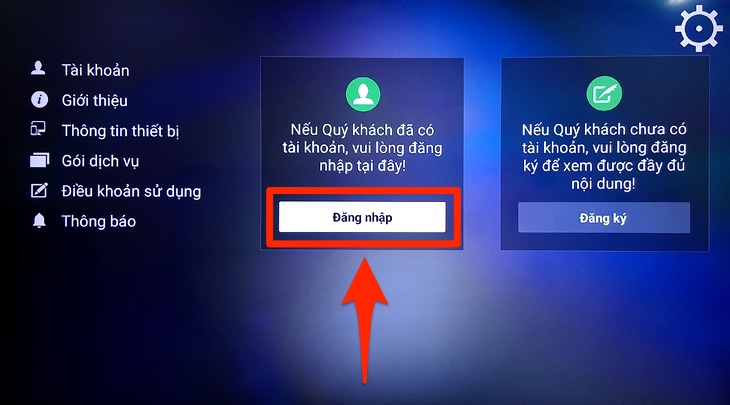 Ứng dụng MyTV trên tivi Sharp